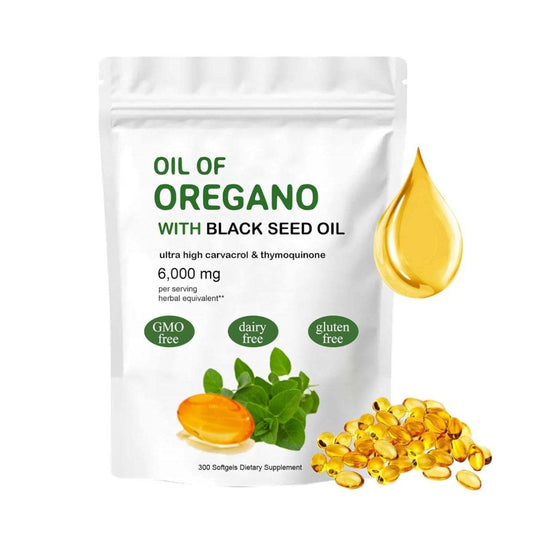 Oregano Oil Softgels | Rich in Carvacrol | Natural Antioxidant Support