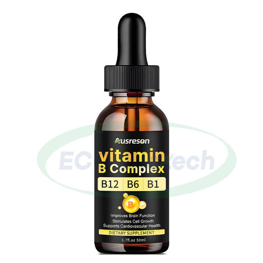Vitamin B-Complex Liquid Drops | B1, B6 & B12 | Energy & Metabolism Support
