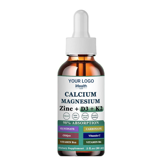Calcium, Magnesium & Zinc Liquid with Vitamins D3 & K2