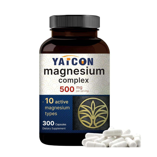 Herbal Muscle Recovery Capsules | with Magnesium Citrate & Taurine | Fitness Supplement