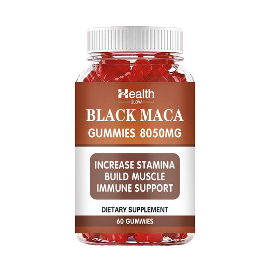 Black Maca Gummies | Boost Energy & Endurance for Adults | Natural Vitality Supplement